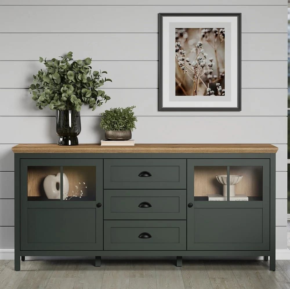 trendteam Sideboard Stanton Tannengrün Eiche - Bild 2