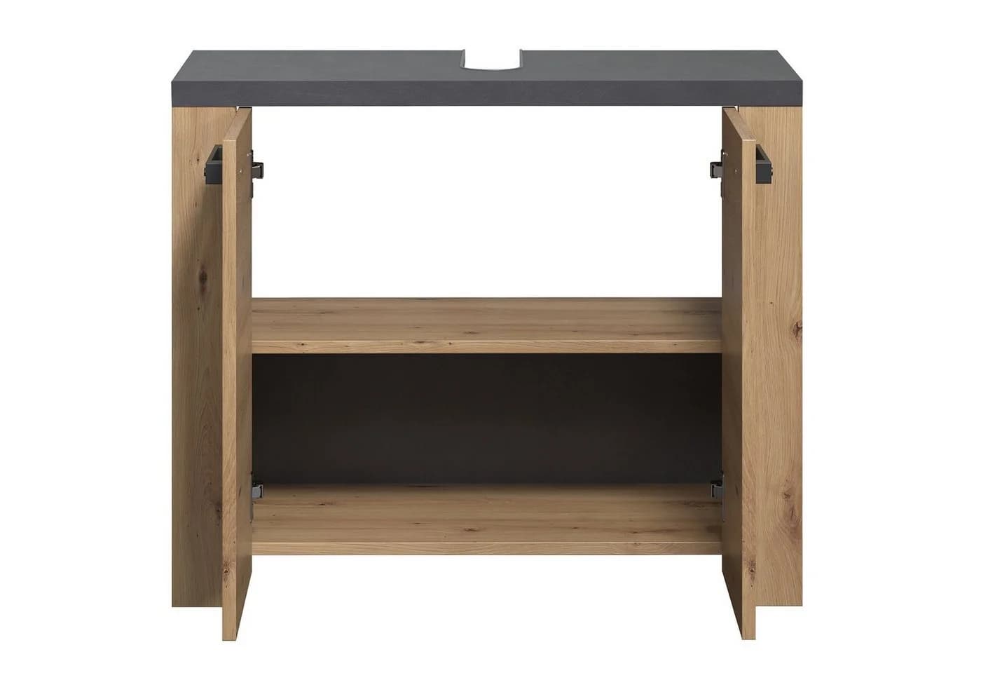 trendteam Waschbeckenunterschrank Follow Natur/Anthrazit - Bild 3