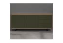 trendteam Lowboard Sideboard Sentra Grün/Eiche Bild 1