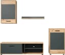 INOSIGN Wohnwand Valetta Set Eiche Anthrazit Modern Bild 1