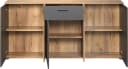 trendteam Kommode Sideboard 181 cm Anthrazit Eiche Melamin Bild 3