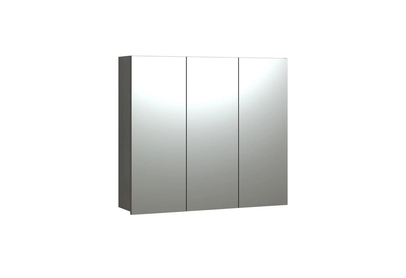 trendteam Badezimmerspiegelschrank Anthrazit 3 Türen - Bild 2