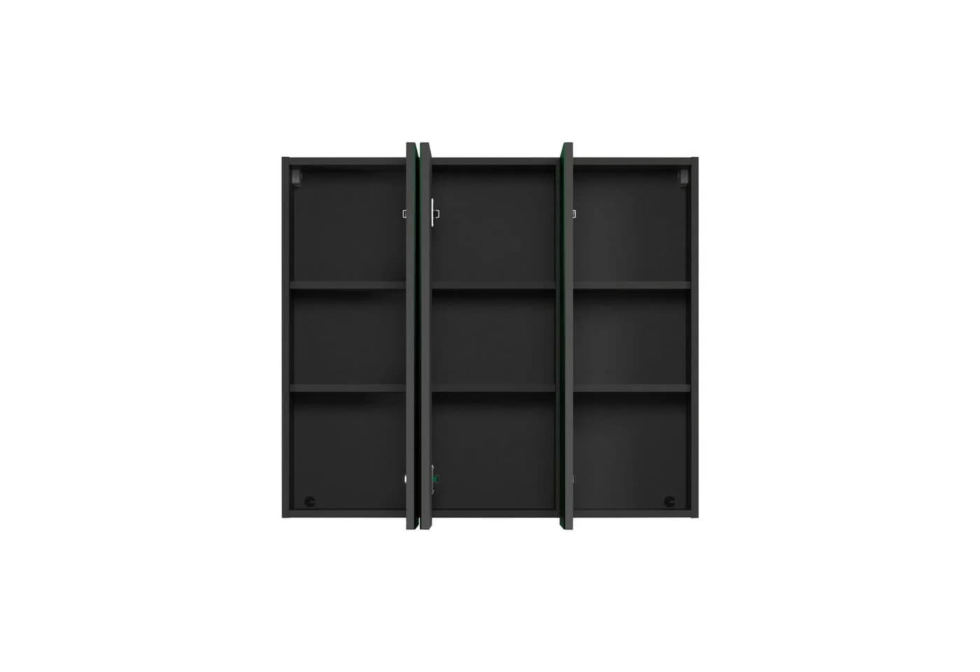 trendteam Badezimmerspiegelschrank Anthrazit 3 Türen - Bild 3