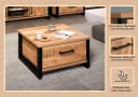 Couchtisch Elda Mango Schwarz Vollauszug Schubladen Home Affaire Bild 3