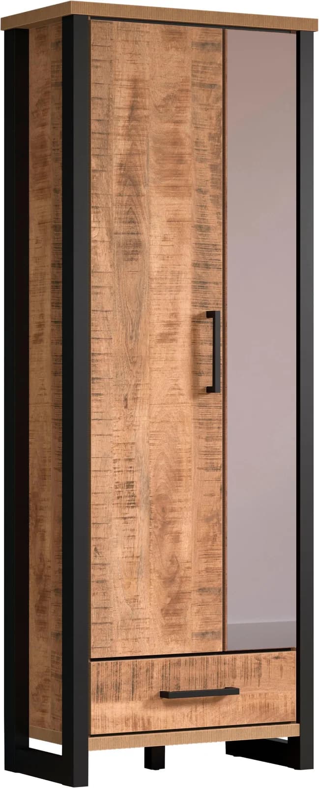 Garderobenschrank Elda Mango Schwarz