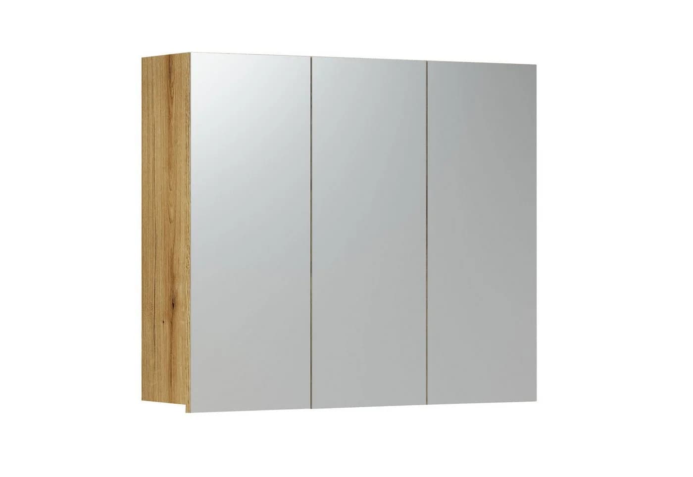 trendteam Badezimmerspiegelschrank PureBliss Evoke Eiche Melamin 3 Spiegeltüren - Bild 2