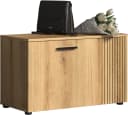 HOME AFFAIRE Sitzbank Amrum Eiche Schwarz mit Stauraum Bild 2