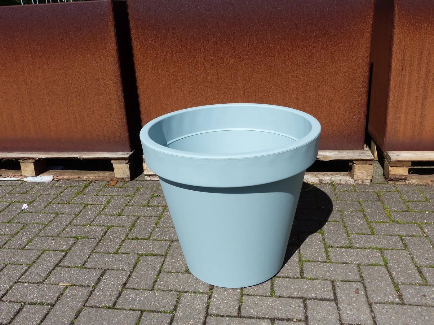 gruenwaren jakubik Pflanzkübel rund blau - Bild 5