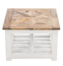 TPFLiving Couchtisch Bastia Landhausstil Ulmenholz Beige Bild 2