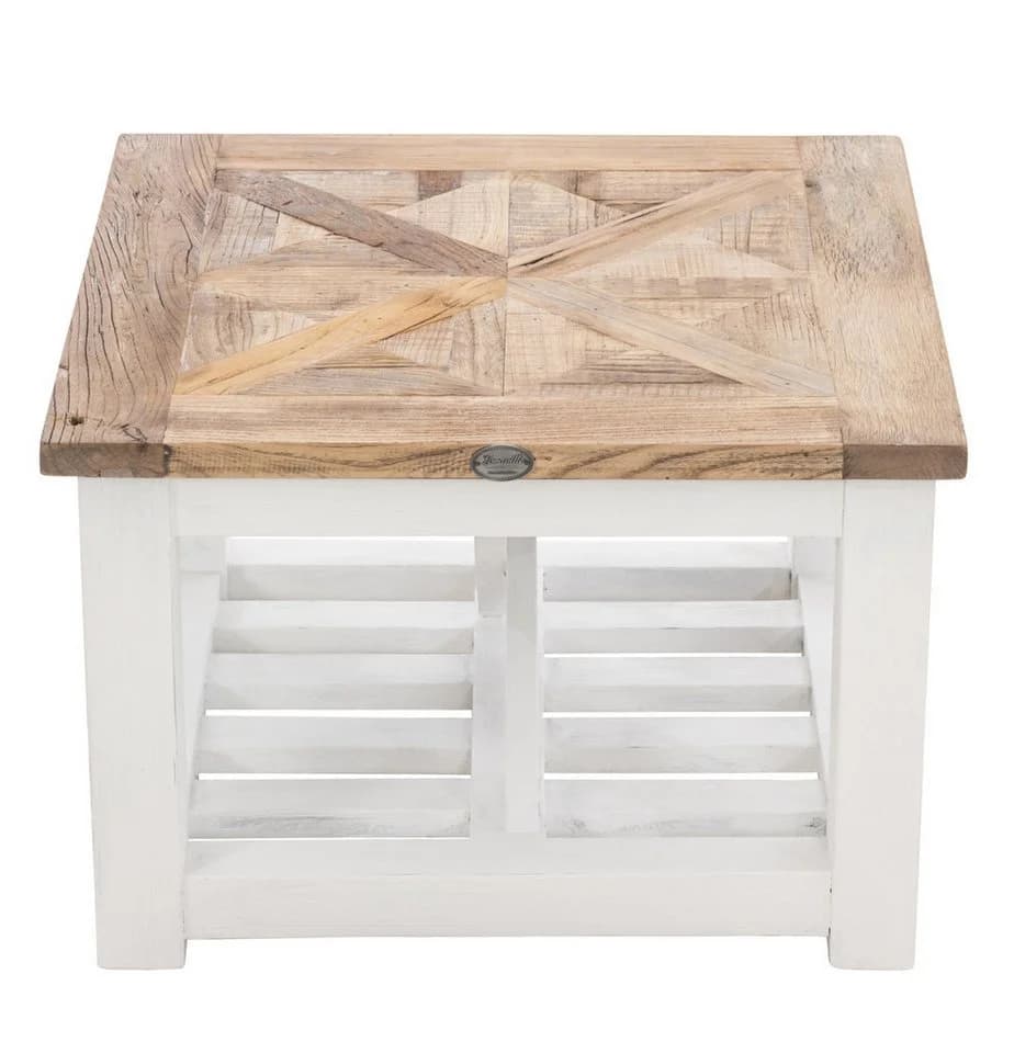 TPFLiving Couchtisch Bastia Landhausstil Ulmenholz Beige - Bild 2