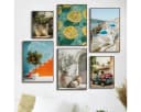 TPFLiving Leinwandbild Italienischer Olivenbaum Bunt Bild 1