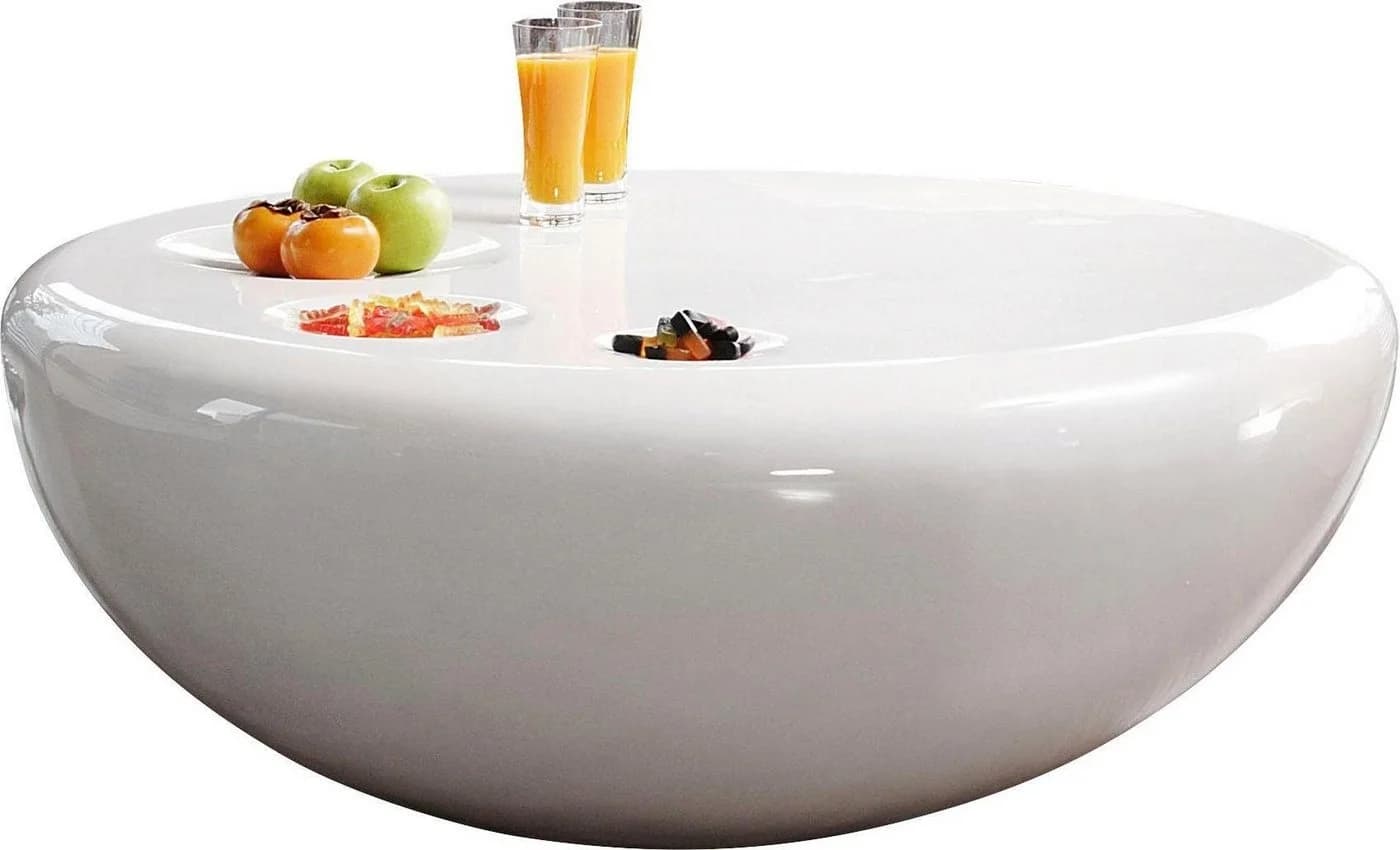 SalesFever Couchtisch Weiß Minimalistisch Hochglanz - Bild 3
