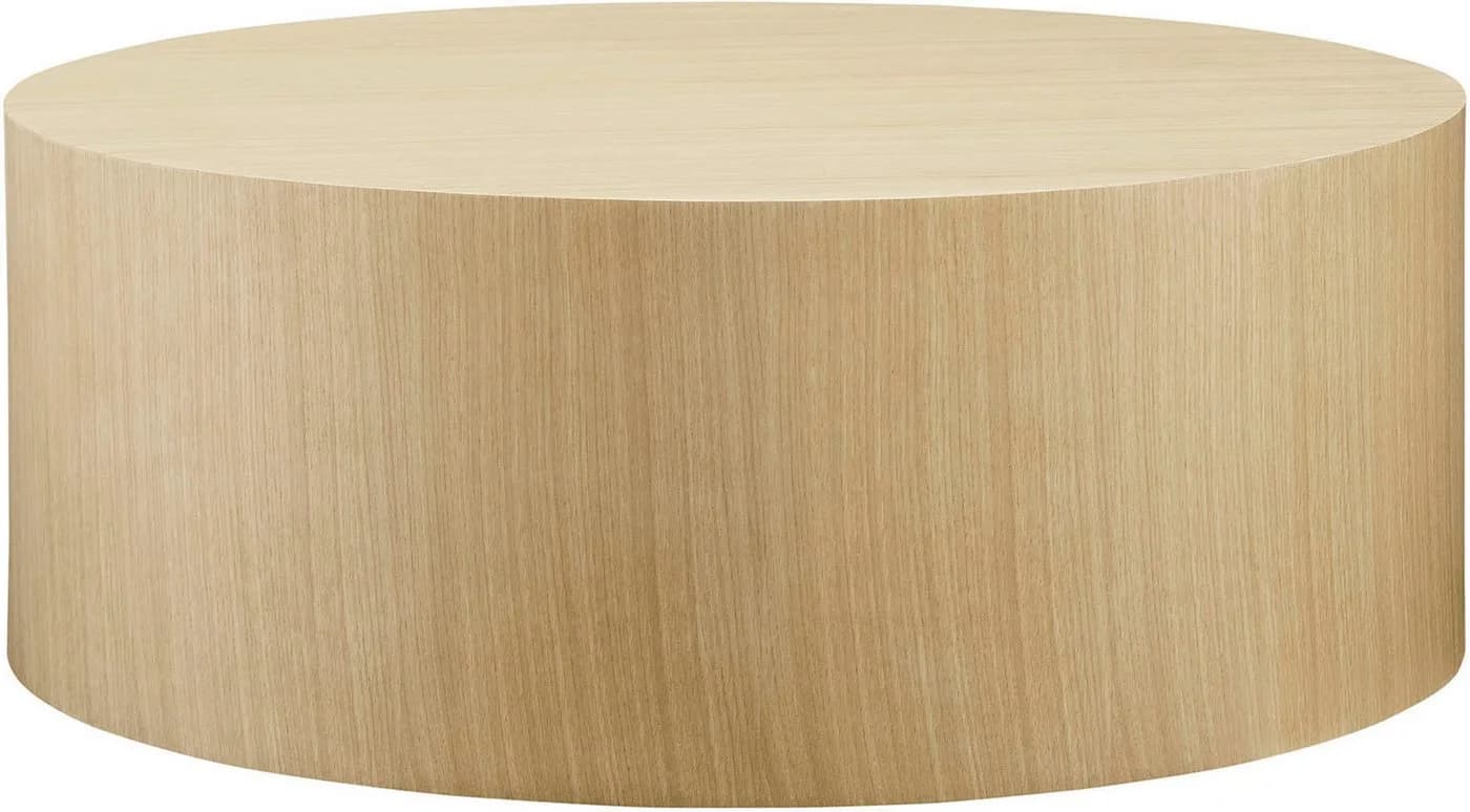 SalesFever Design-Couchtisch Rund Eiche MDF Furnier