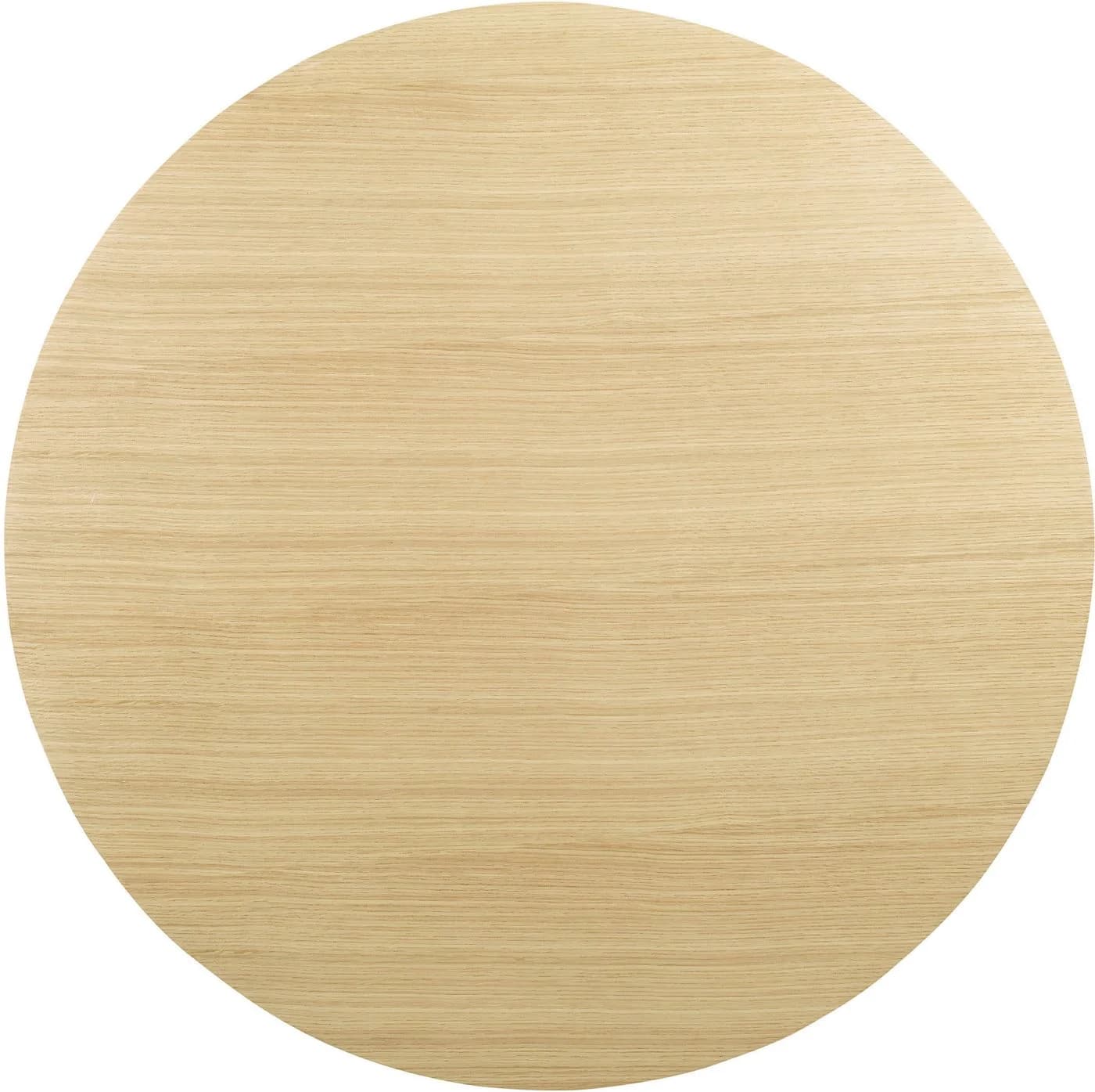 SalesFever Design-Couchtisch Rund Eiche MDF Furnier - Bild 3