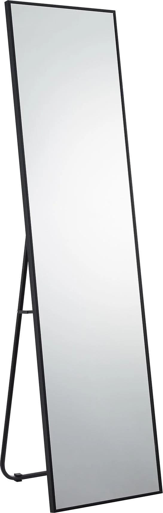 Salesfever Ganzkörperspiegel Schwarz Aluminium Rahmen