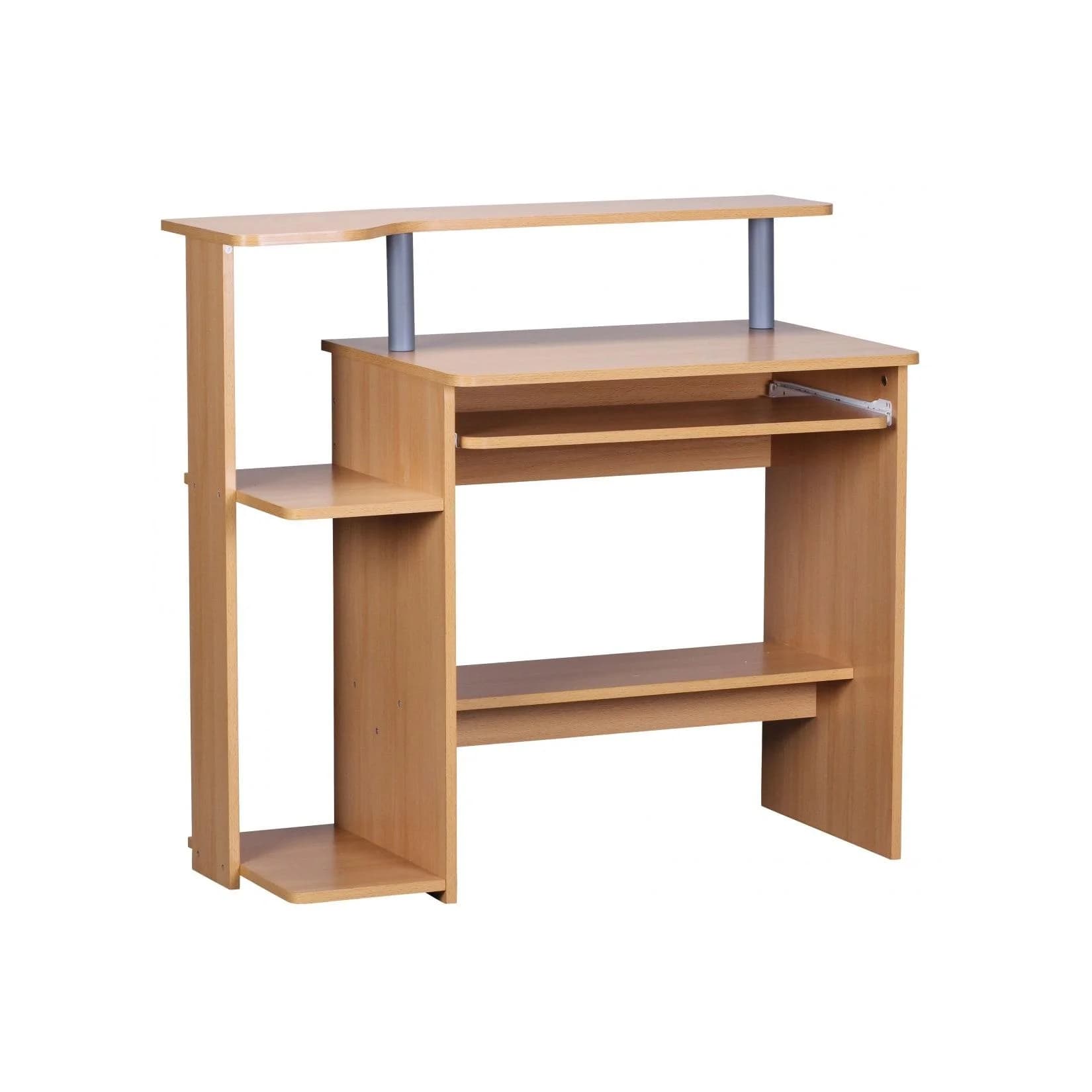 KADIMA DESIGN Computertisch ELBTRAUM mit Tastaturauszug Sonoma