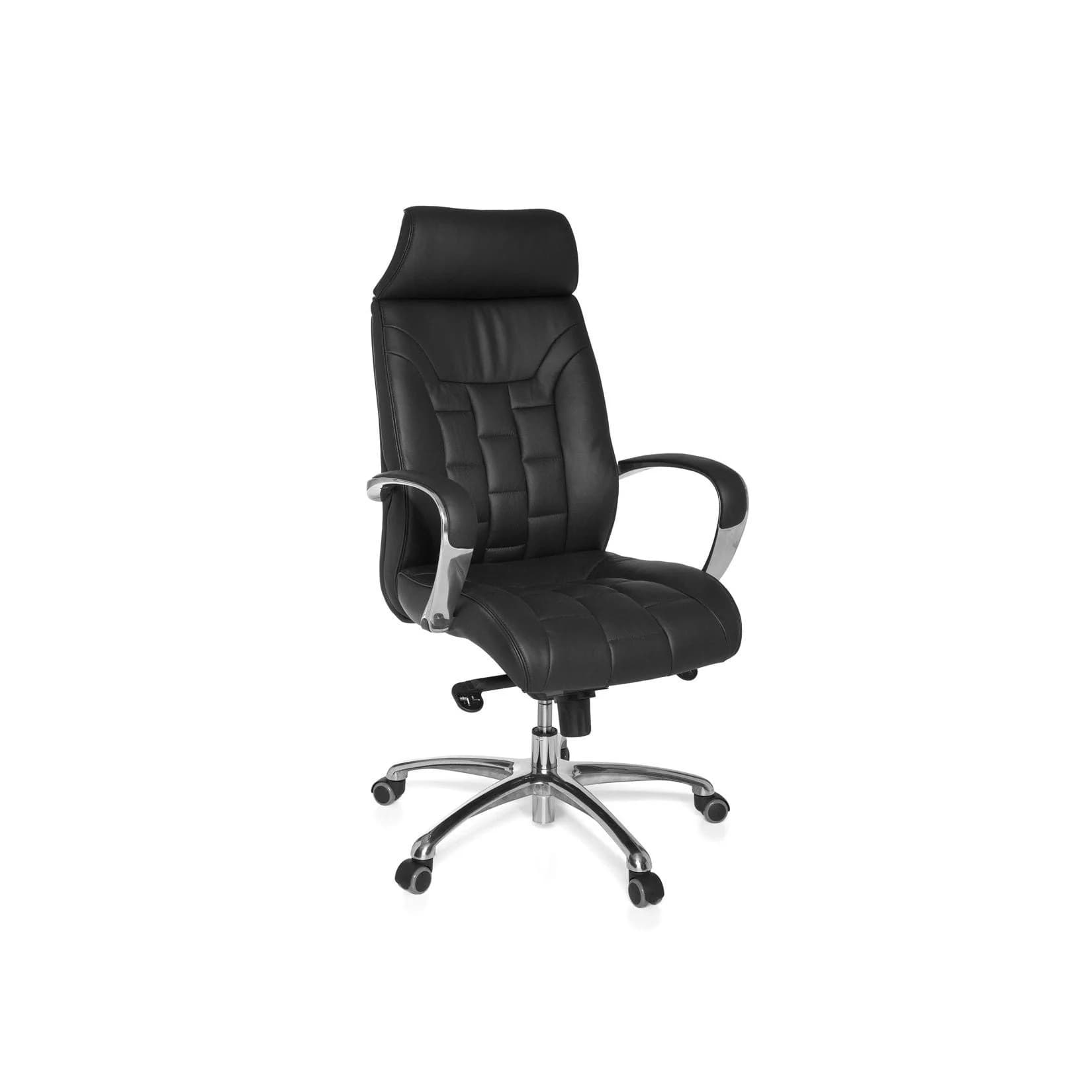 KADIMA DESIGN Luxus XXL Chefsessel Echtleder Braun