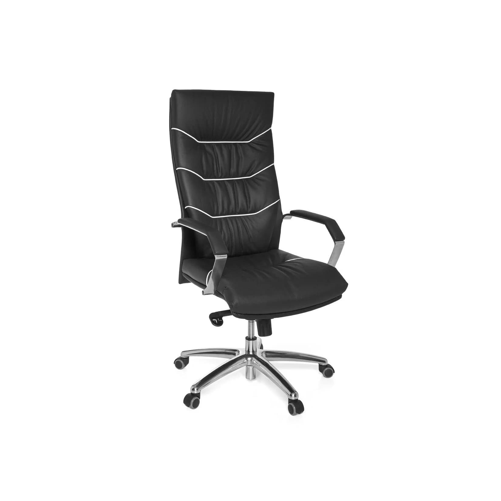 KADIMA DESIGN XXL Chefsessel Kanzas Echtleder Soft-Air