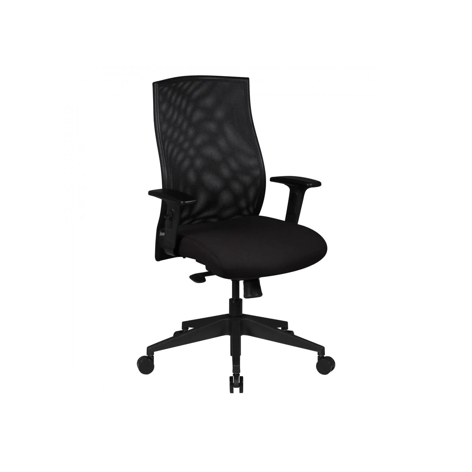 KADIMA DESIGN Bürostuhl Parma Netzrückenlehne Synchronmechanik Nylon-Fußkreuz
