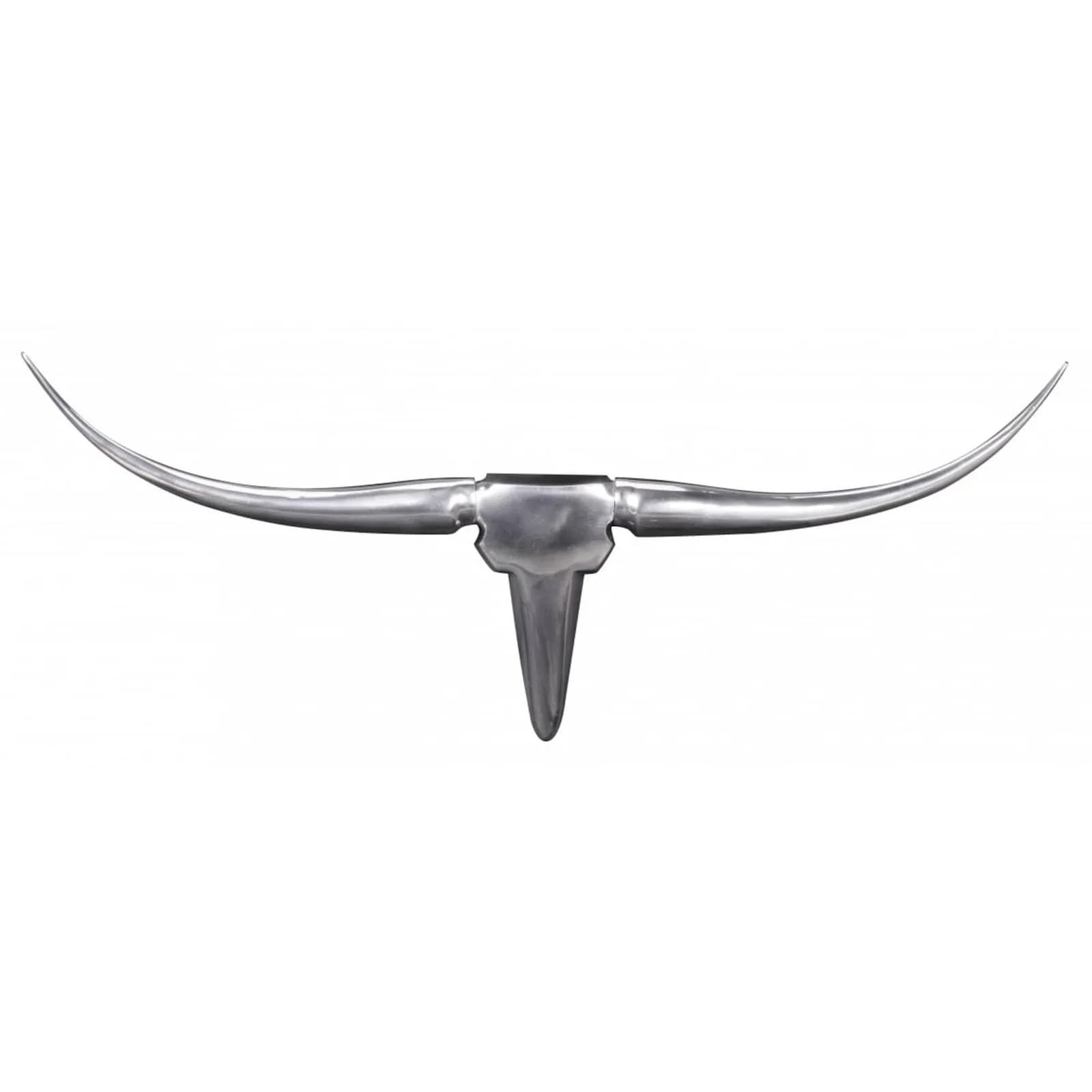 KADIMA DESIGN Wanddekoration Geweih Silber Aluminium Modern