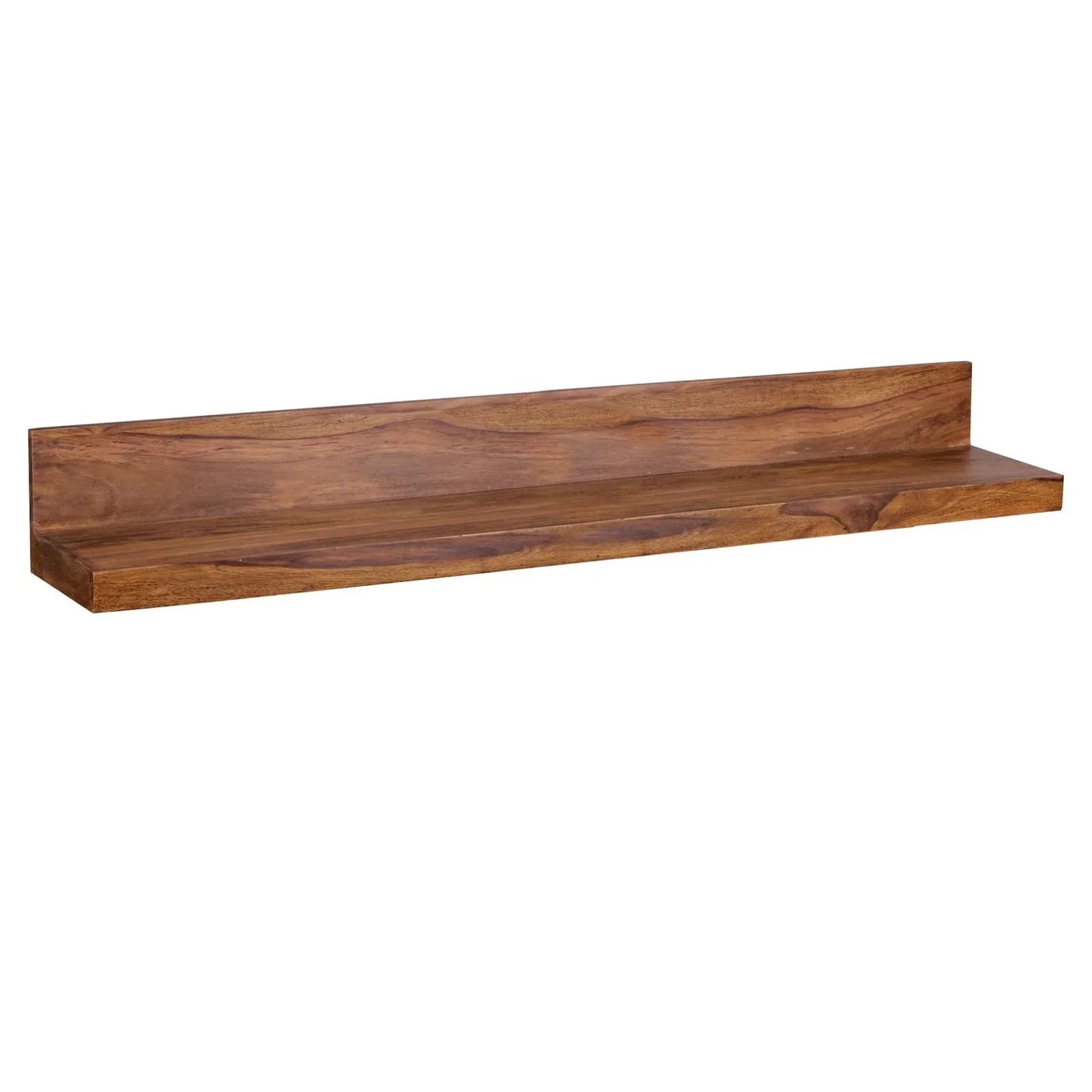 KADIMA DESIGN Wandregal Wood Massivholz Sheesham 140 cm