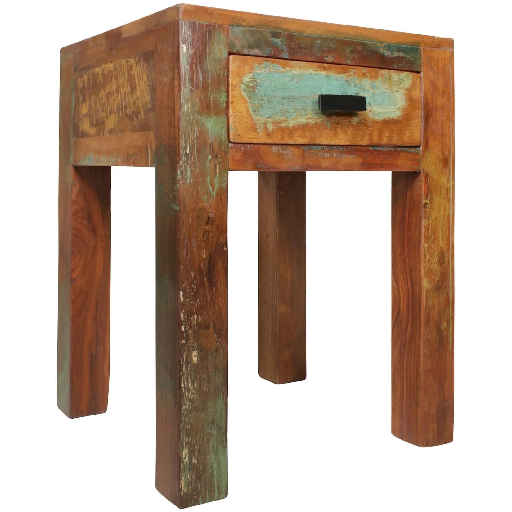 KADIMA DESIGN Nachttisch Diana Shabby Chic Mango-Holz
