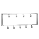 KADIMA DESIGN Wandgarderobe aus poliertem Stahl in Silber Bild 1