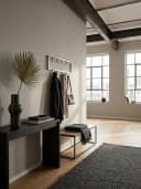 KADIMA DESIGN Wandgarderobe aus poliertem Stahl in Silber Bild 5