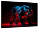DARO Design Wandbild Neon Tiger Modern HDF-Platte Bild 2