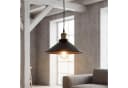 Licht-Erlebnisse Pendelleuchte DOVER Industrial Design Schwarz Bild 1