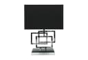 Licht-Erlebnisse Nachttischlampe TEVELL Modern Silber Schwarz E27 Bild 2