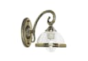 Licht-Erlebnisse Wandleuchte CHARLES Messing Jugendstil Bild 2