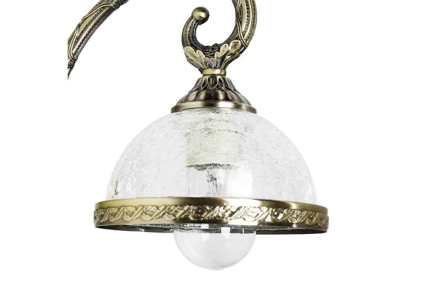 Licht-Erlebnisse Wandleuchte CHARLES Messing Jugendstil - Bild 5