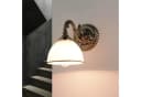 Licht-Erlebnisse Wandleuchte LOUIS Jugendstil Messing Glas Bild 1