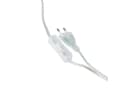 Licht-Erlebnisse Nachttischlampe ATHEN Weiß Messing E14 Glas Metall Bild 5