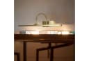Licht-Erlebnisse Bilderleuchte GWENDI LED Wandlampe Messing Antik Jugendstil Bild 1