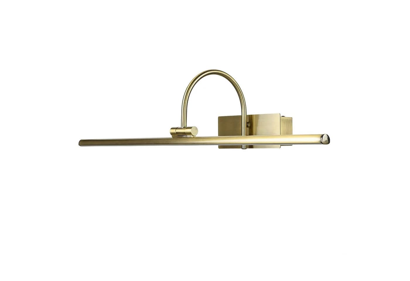 Licht-Erlebnisse Bilderleuchte GWENDI LED Wandlampe Messing Antik Jugendstil - Bild 2