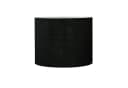 Licht-Erlebnisse Lampenschirm BASIC Stoffschirm mit Klettverschluss Ø25cm Adapter für E14 E27 Schwarz Bild 2
