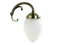 Licht-Erlebnisse Wandleuchte MAHJA Bronze Glas Metall Jugendstil Bild 4