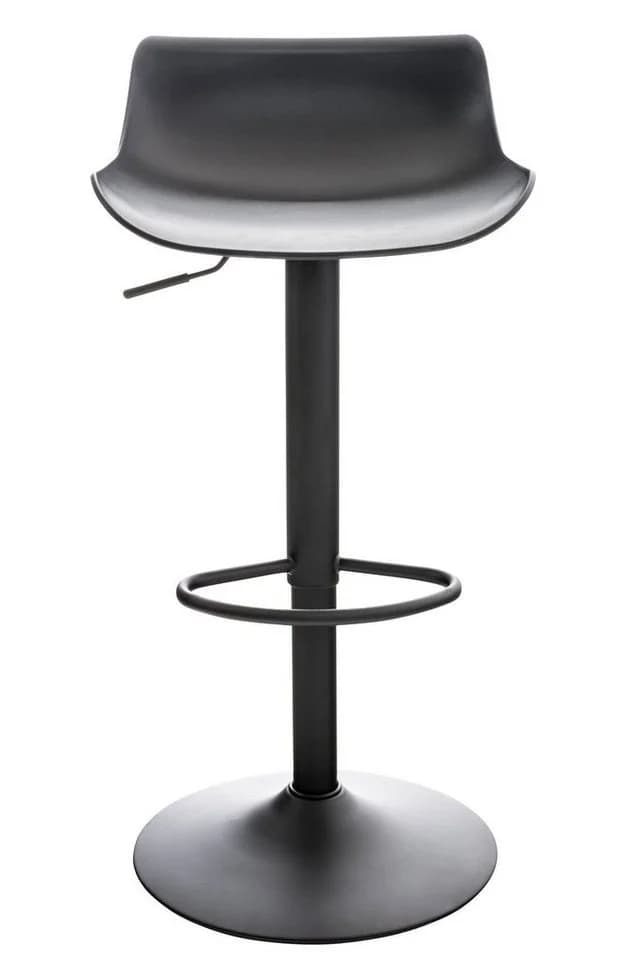 CLP Barhocker Aveiro 2er Set Höhenverstellbar Schwarz/Weiß - Bild 2