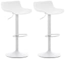 CLP 2er Set Barhocker Aveiro Höhenverstellbar Mit Kunststoffsitz Bild 2