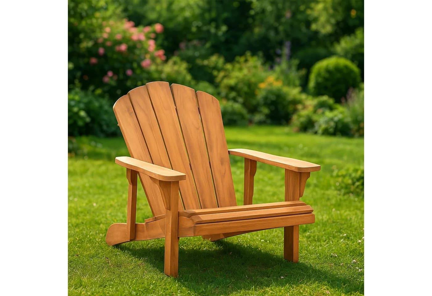 CLP Stuhl Brownsville Hochlehner Teakholz Braun Ergonomisch Verstellbar - Bild 4