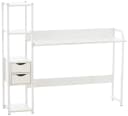 CLP Schreibtisch Widnes Industrial Weiß mit Regal und Stauraum Bild 3