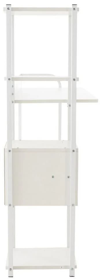 CLP Schreibtisch Widnes Industrial Weiß mit Regal und Stauraum - Bild 5