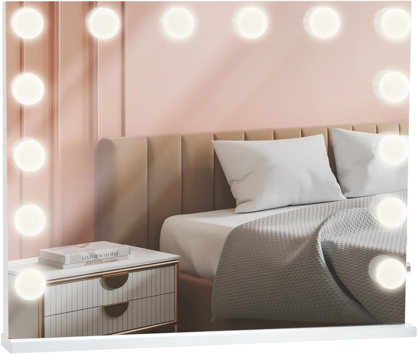 CLP Schminkspiegel Palmdale mit dimmbarer LED-Beleuchtung und USB-Anschluss - Bild 2
