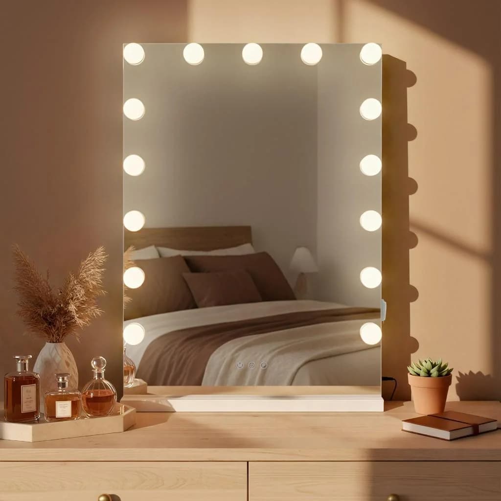 CLP Schminkspiegel Murrieta LED Dimmbar USB-Port