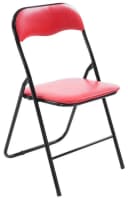 CLP Klappstuhl Felix 2er Set Rot/Schwarz Gepolstert Bild 1