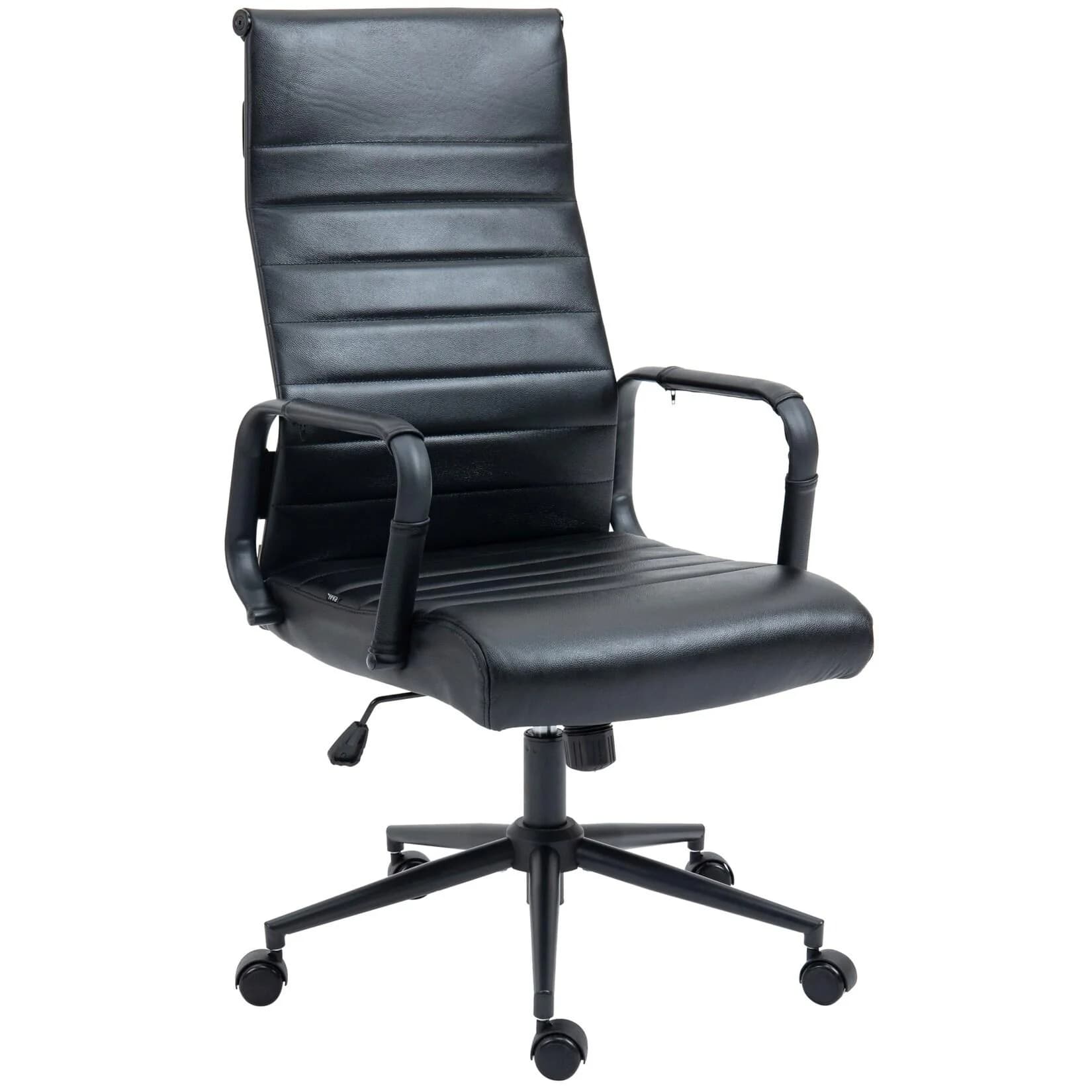 CLP Bürostuhl Kolumbus Ergonomisch Echtleder Höhenverstellbar