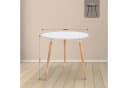 CLP Essgruppe Lansgar 1 Tisch 80 cm 4 Stühle Buchenholz Bild 2
