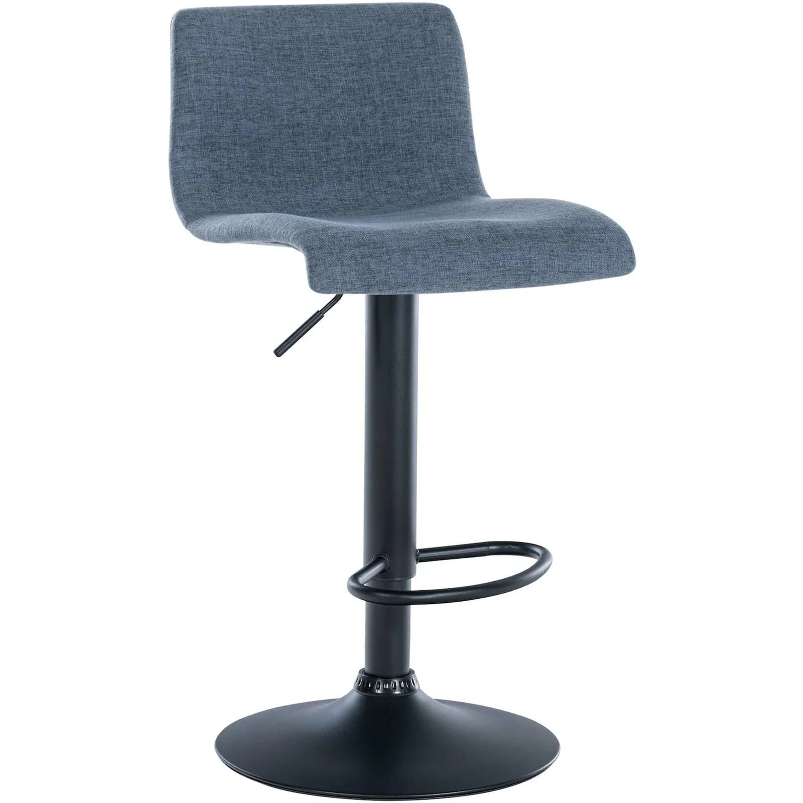 CLP Barhocker Branford I Modern Höhenverstellbar Mit Lehne Metallgestell